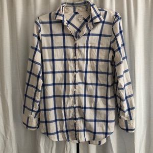 Plaid Check J.Crew Button Shirt